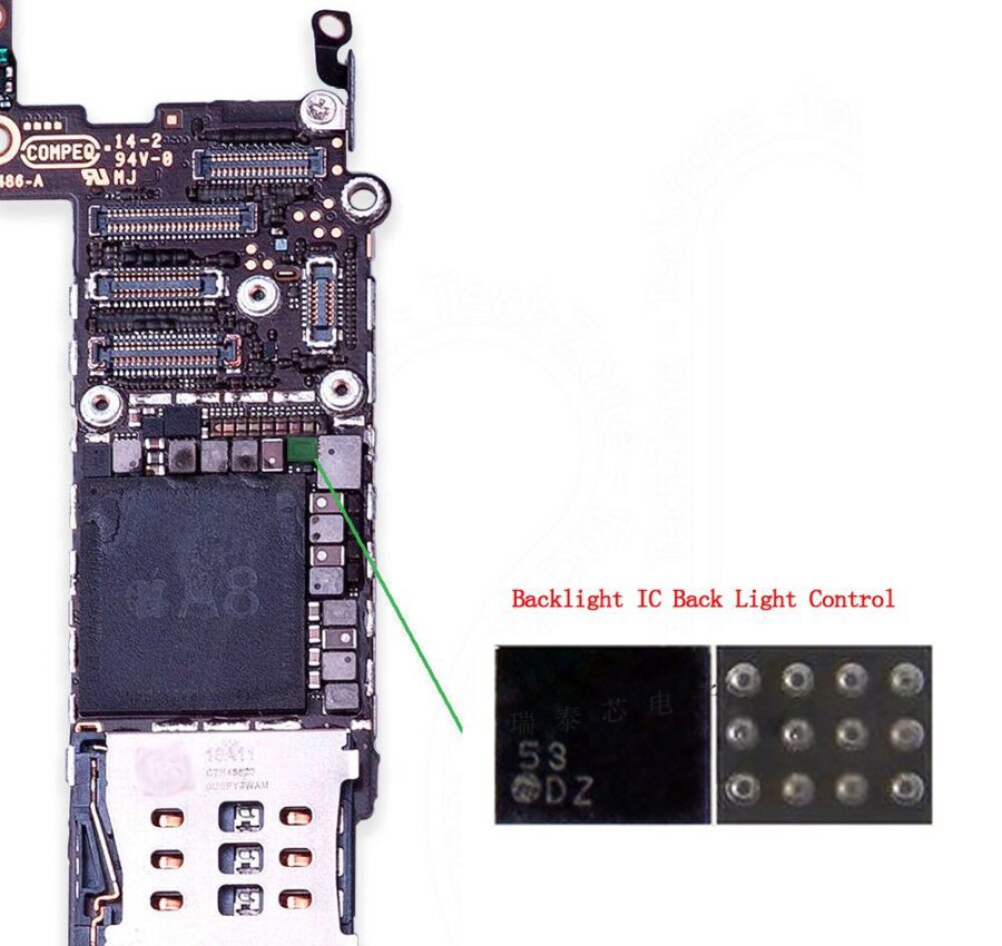 IC CONTROLADOR DE LUZ IPHONE 6G U1502