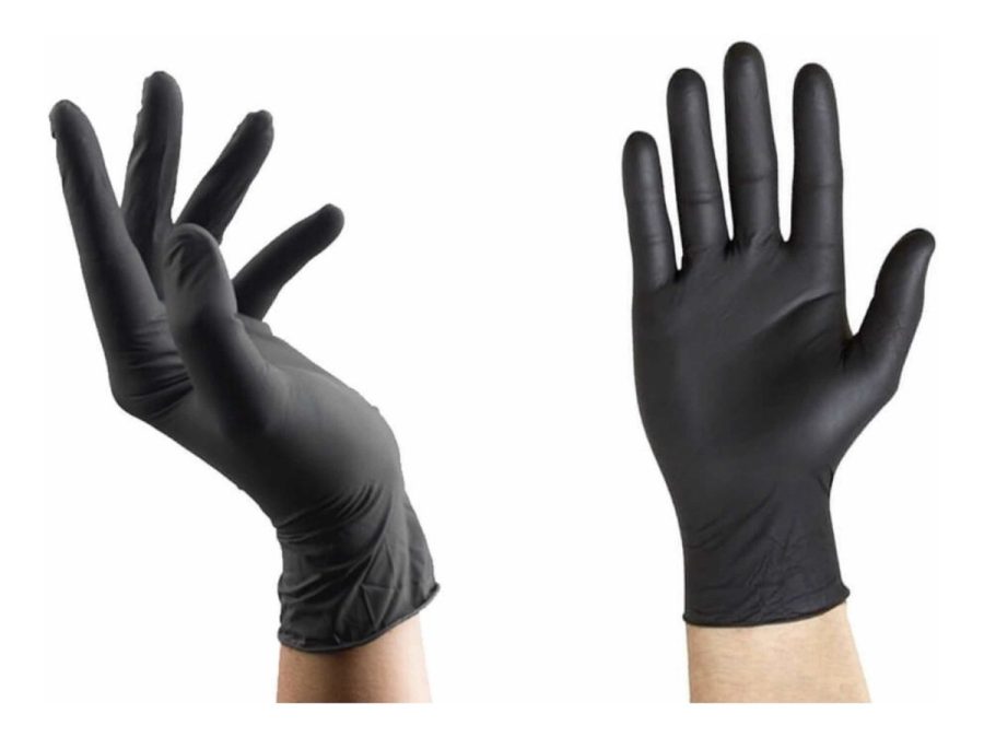 GUANTES DE LATEX NEGROS