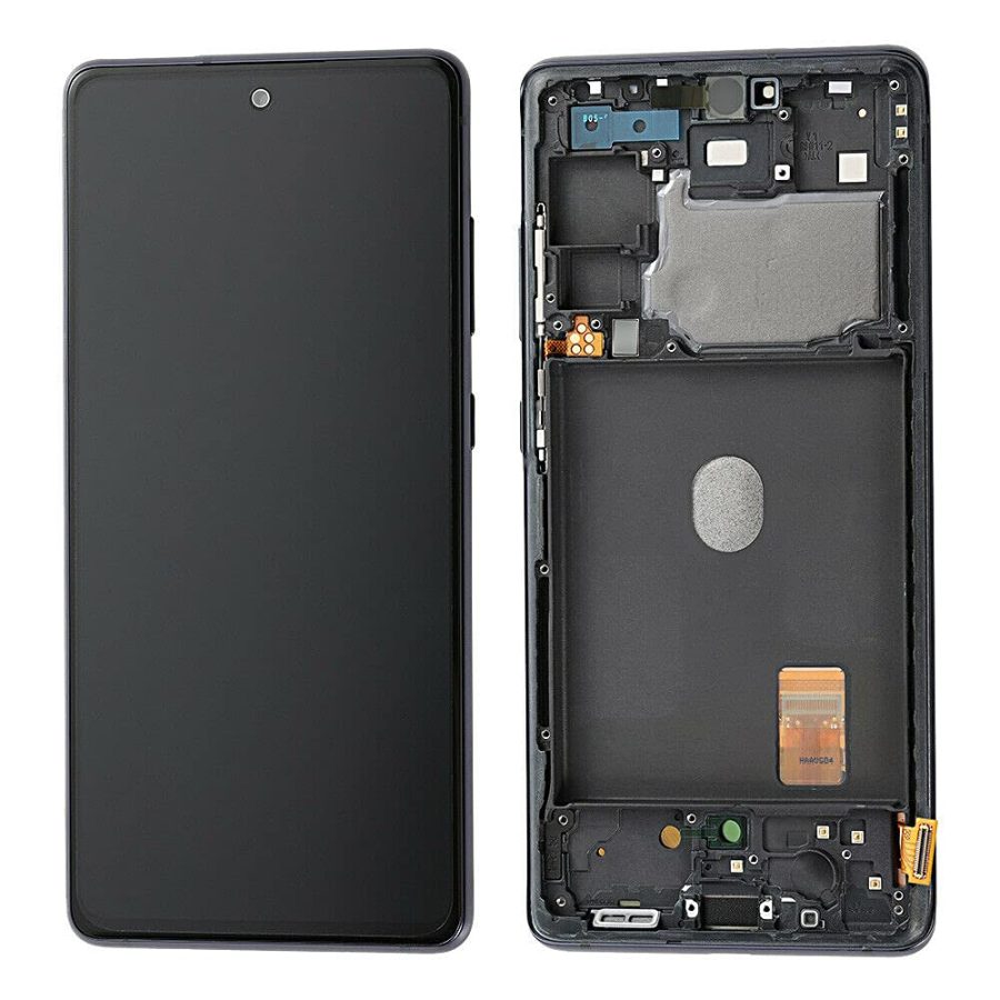DISPLAY SAMSUNG S20 FE NEGRO ORIGINAL CON MARCO